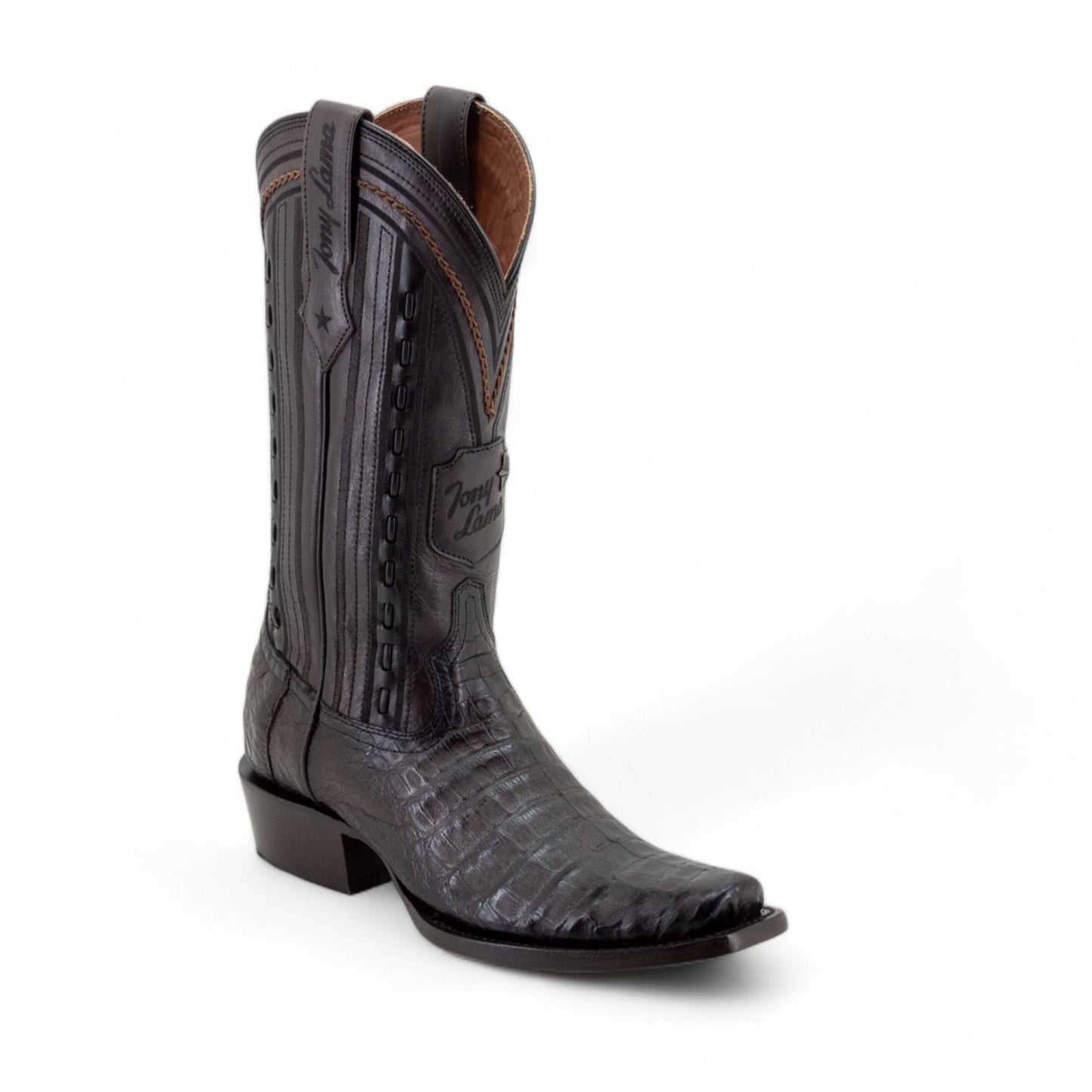 ENZO LEGACY 12" COCODRILO BROWN