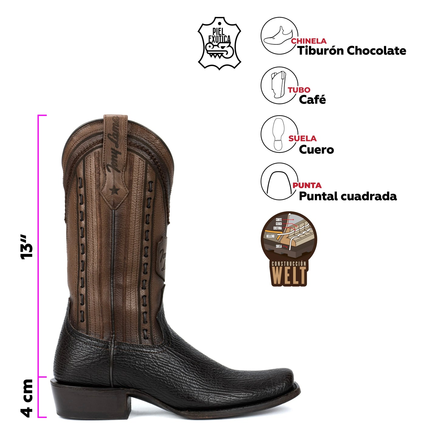 BARAK LEGACY 13" SHARK BROWN