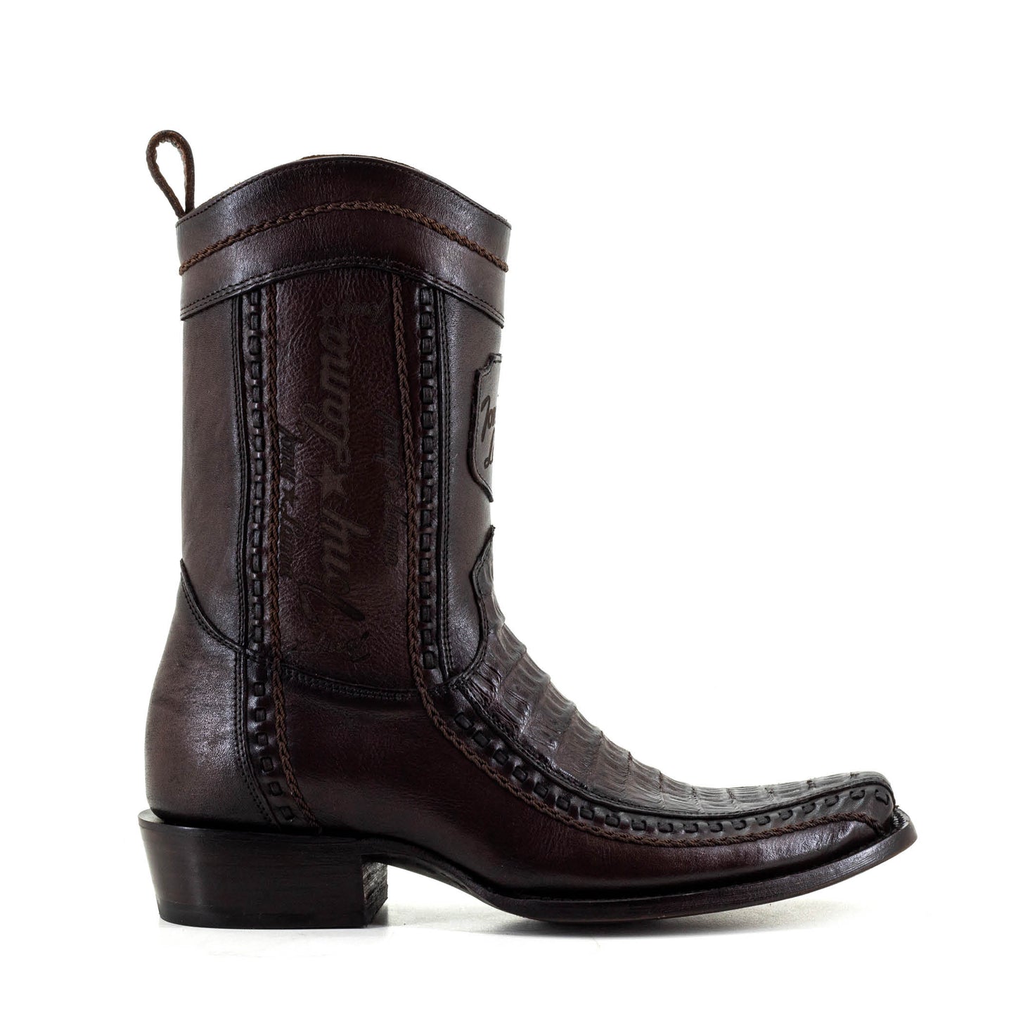 ASTOR LEGACY BOTIN CAIMAN BELLY BROWN