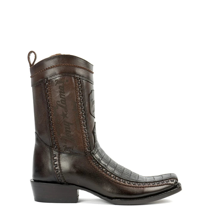 ASTOR LEGACY BOTIN CAIMAN BELLY BROWN