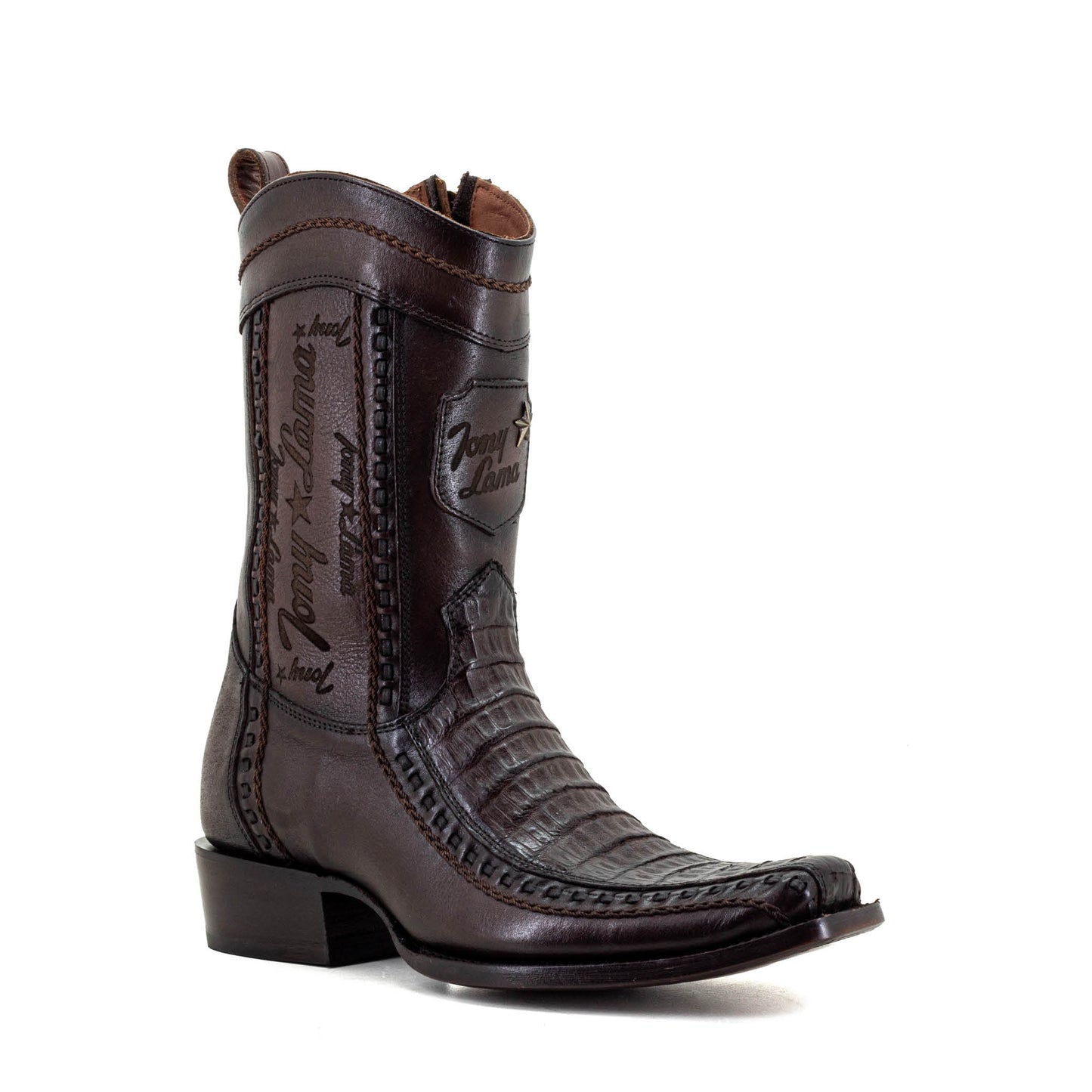 ASTOR LEGACY BOTIN CAIMAN BELLY BROWN