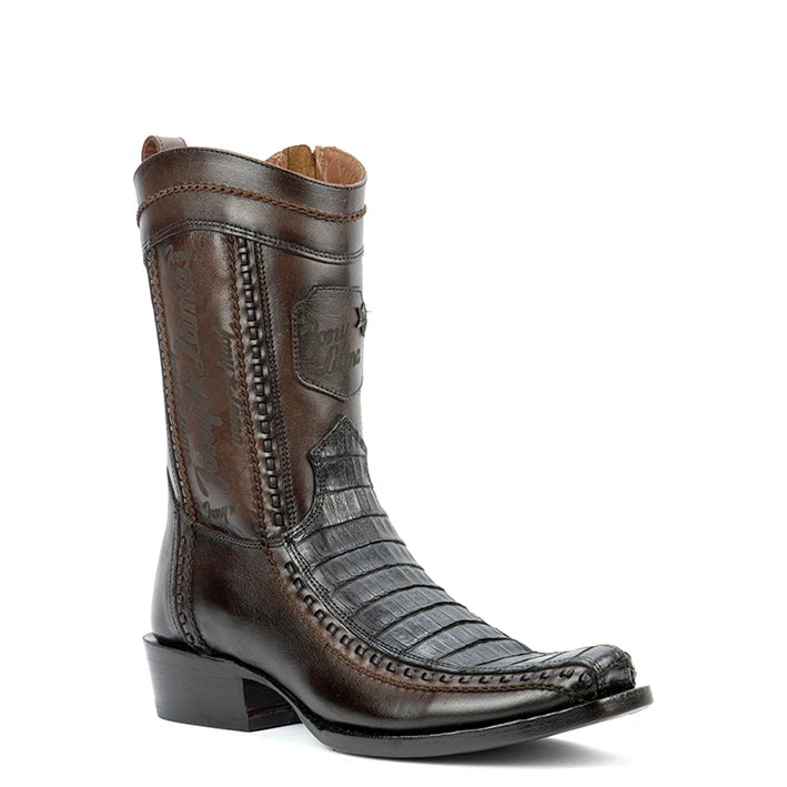 ASTOR LEGACY BOTIN CAIMAN BELLY BROWN