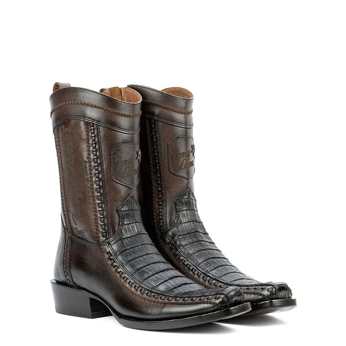 ASTOR LEGACY BOTIN CAIMAN BELLY BROWN