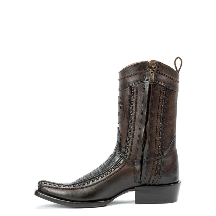 ASTOR LEGACY BOTIN CAIMAN BELLY BROWN