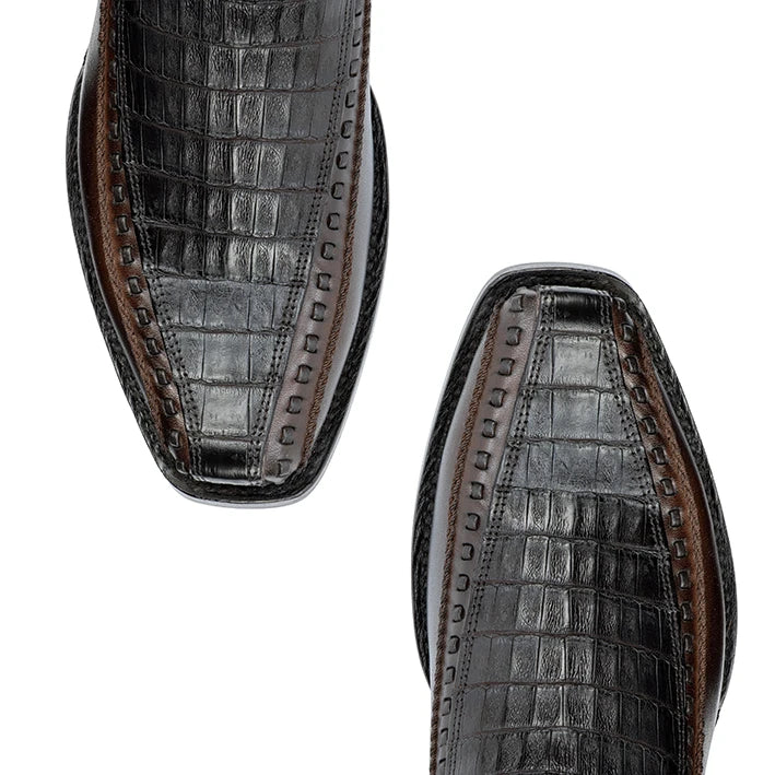 ASTOR LEGACY BOTIN CAIMAN BELLY BROWN
