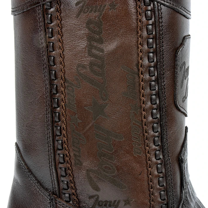 ASTOR LEGACY BOTIN CAIMAN BELLY BROWN