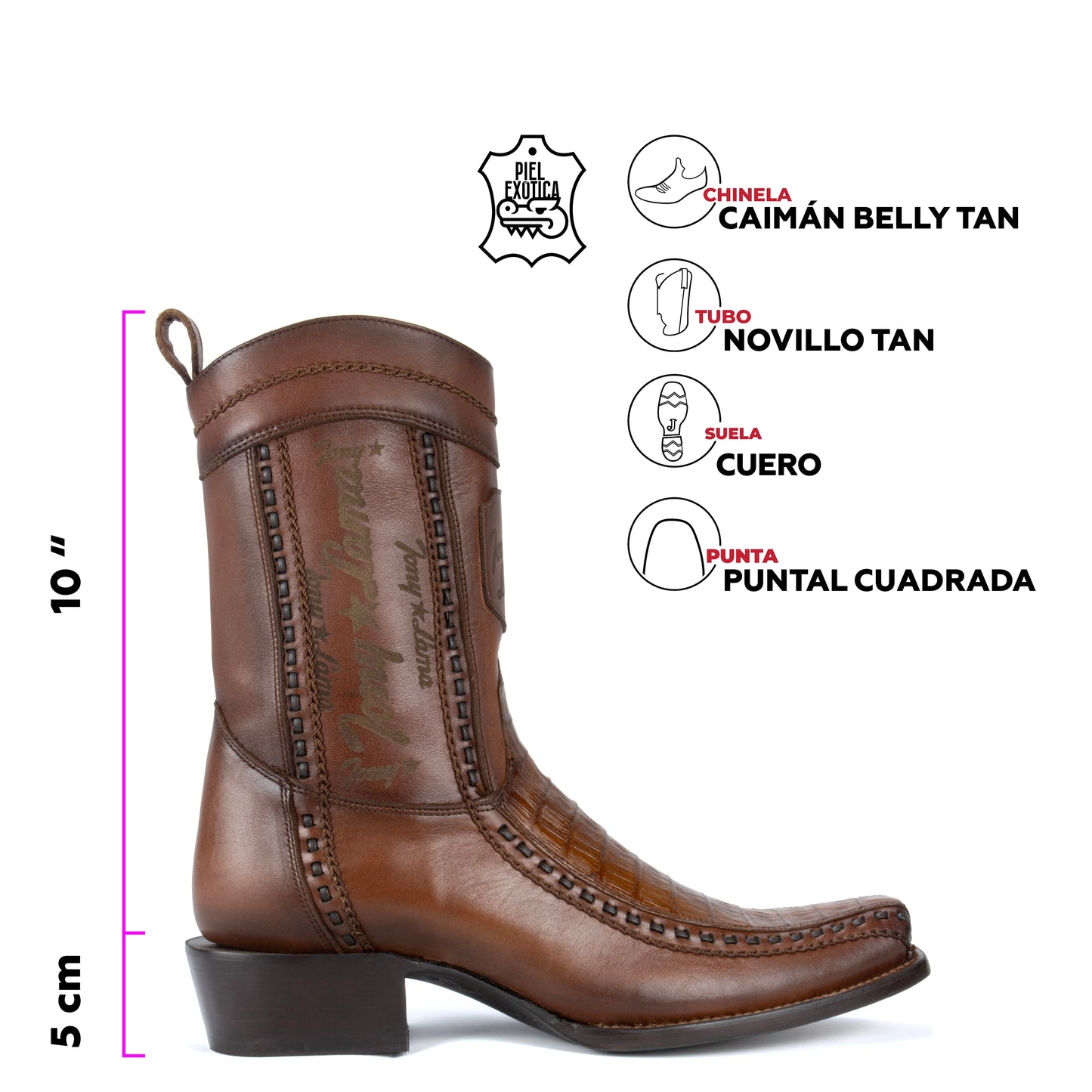 ZANE LEGACY BOTIN CAIMAN TAN