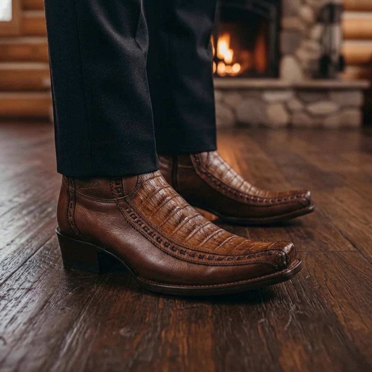 ZANE LEGACY BOTIN CAIMAN TAN