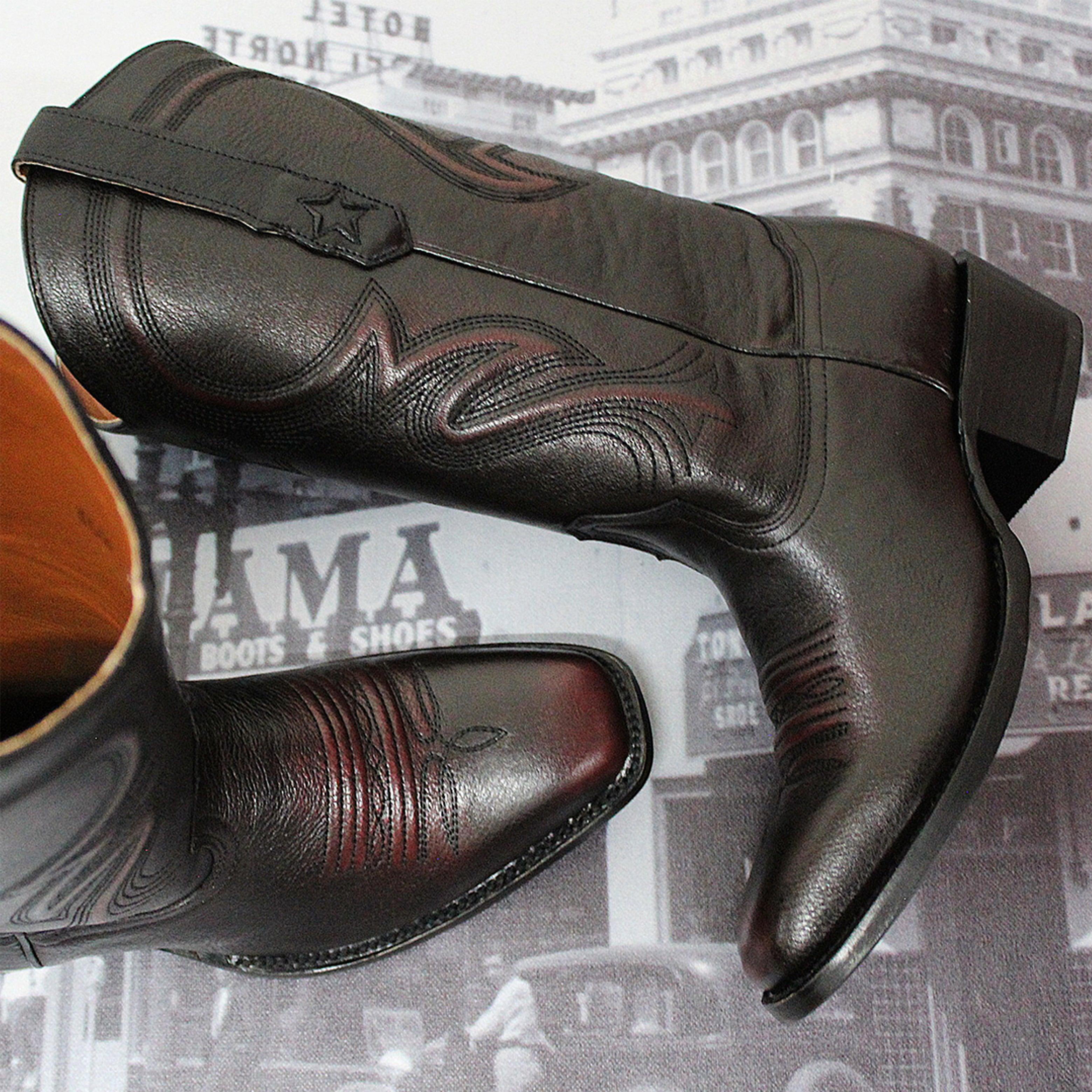 Botas Vaqueras TONY LAMA IMPERIAL VINO - Justin Boots México